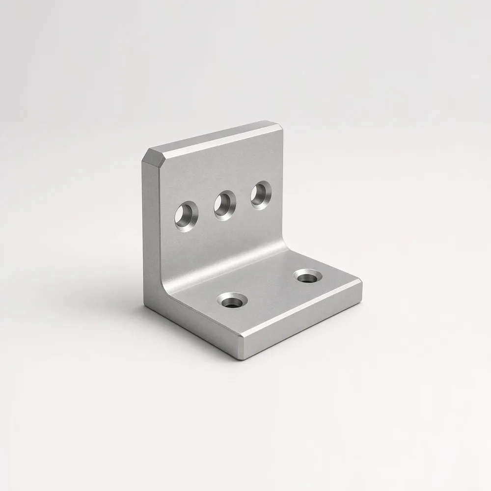Vertical Milled Steel Mounting Bracket